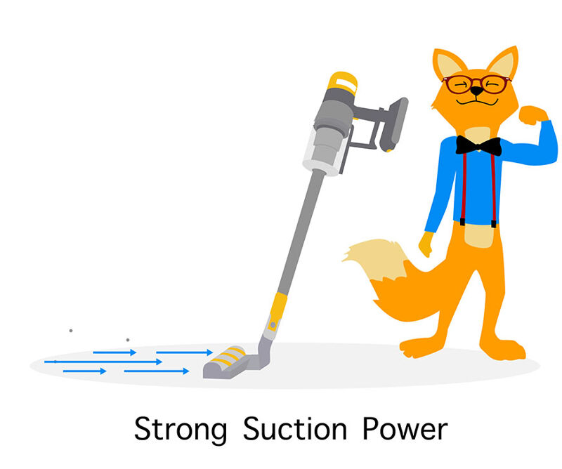 Strong suction power